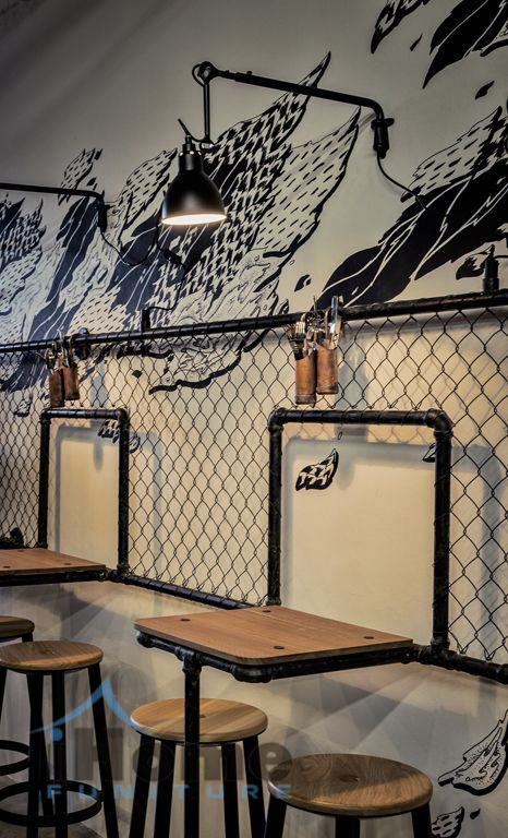 thiết kế quán cafe phong cách vintage